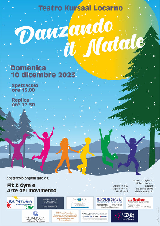 Filmato e fotografie di Danzando il Natale - Spettacolo al Teatro Kursaal di Locarno - Edizione del 10 dicembre 2023